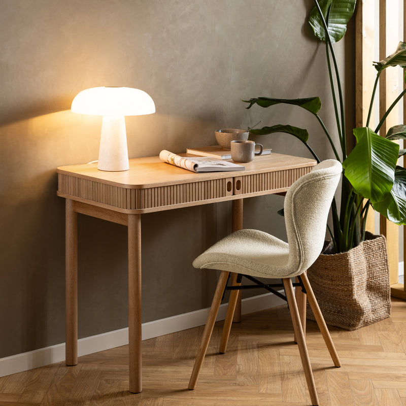 Langley Office Desk in Oak – image 5