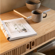 Langley Office Desk in Oak – image 6