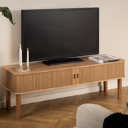 Langley TV Unit in Oak – image 6