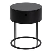 Polo Round Bedside Table – Black – image 2