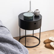 Polo Round Bedside Table – Black – image 4