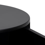 Polo Round Bedside Table – Black – image 6