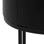 Polo Round Bedside Table – Black – image 7