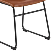 I_Oregon Dining Chair with Stitching, Set of 2. – Brown – image 8