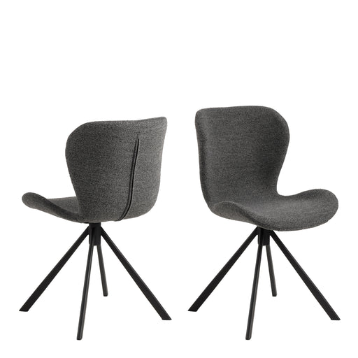 Batilda Dining Chair Set of 2 – Grey – image 1
