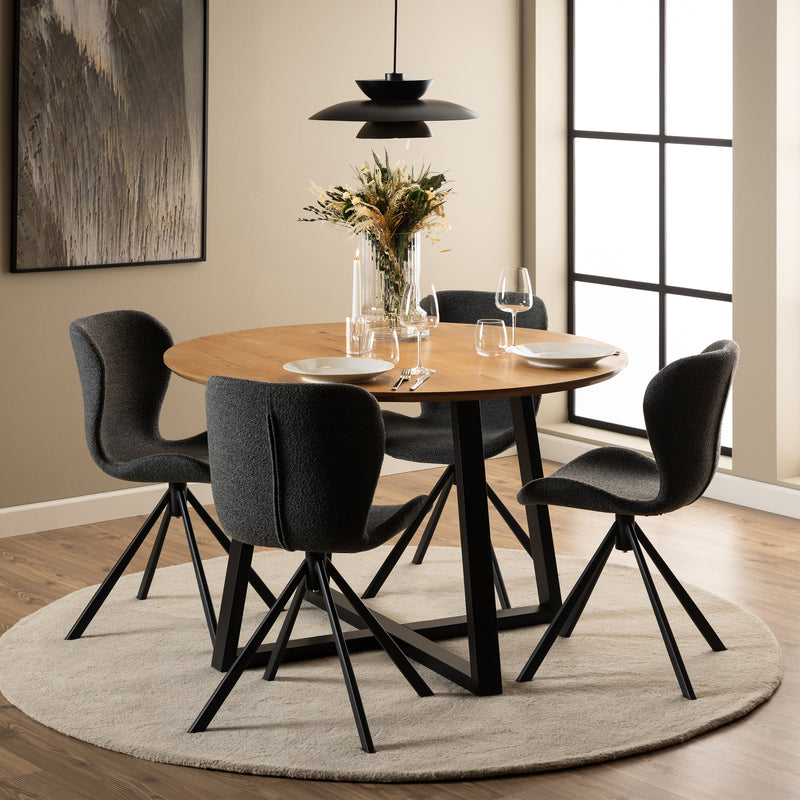 Batilda Dining Chair Set of 2 – Grey – image 4