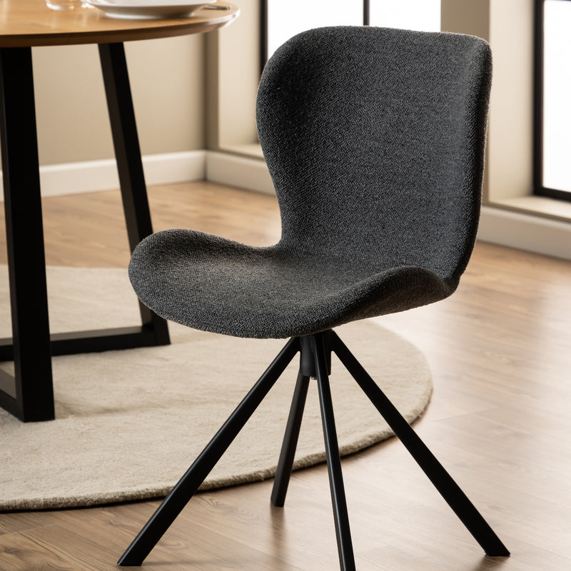 Batilda Dining Chair Set of 2 – Grey – image 5
