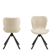Batilda Dining Chair Set of 2 – Cream – image 2