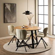 Batilda Dining Chair Set of 2 – Cream – image 4
