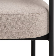 Oakfield Lounge Chair in Beige Fabic with Black Legs – image 9
