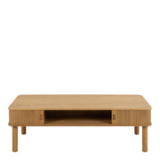 Langley Coffee Table Sliding Door in Oak – image 2