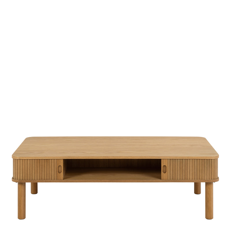 Langley Coffee Table Sliding Door in Oak – image 2