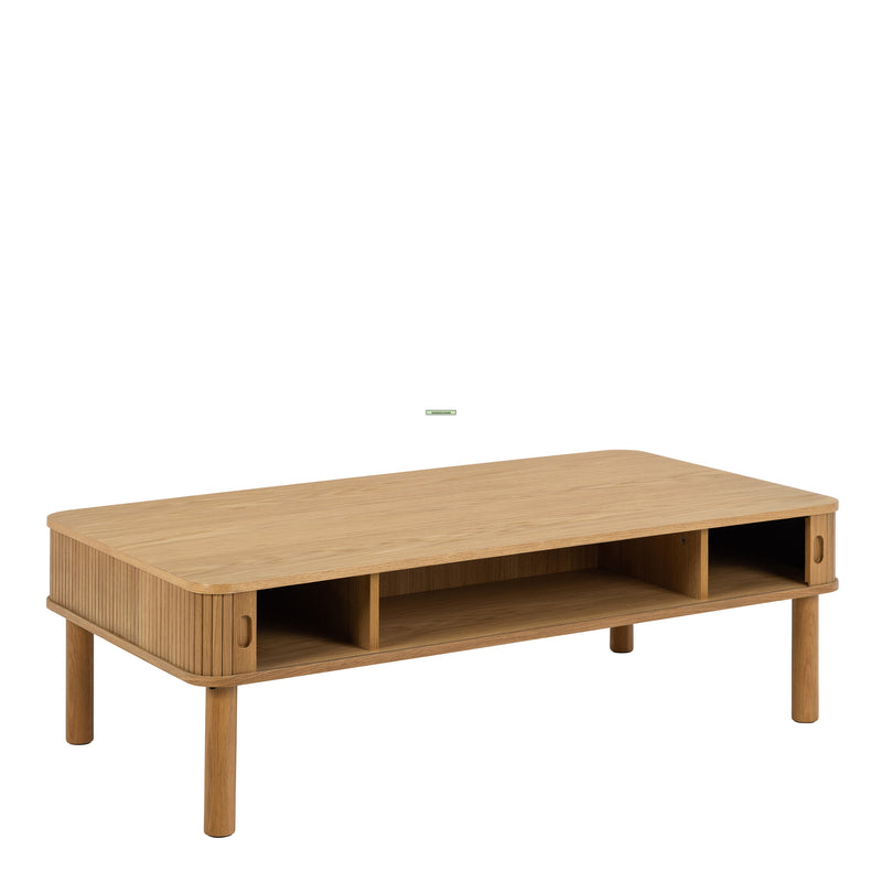 Langley Coffee Table Sliding Door in Oak – image 3