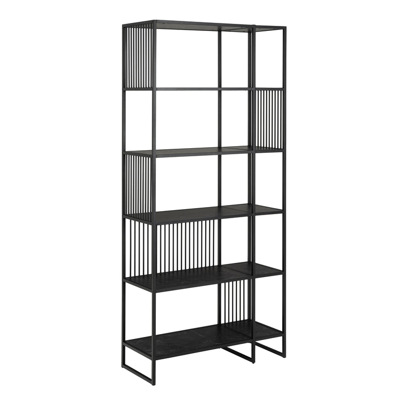 Strington Bookcase with 5 Shelves in Black – image 1