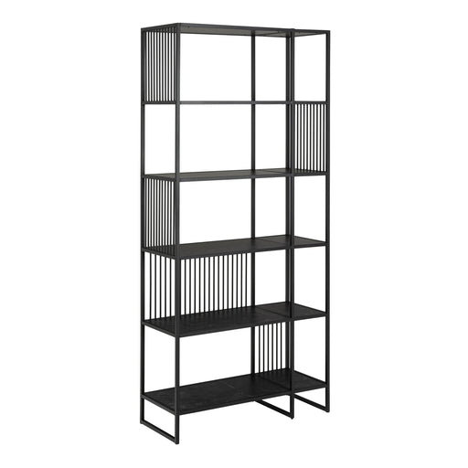 Strington Bookcase with 5 Shelves in Black – image 1