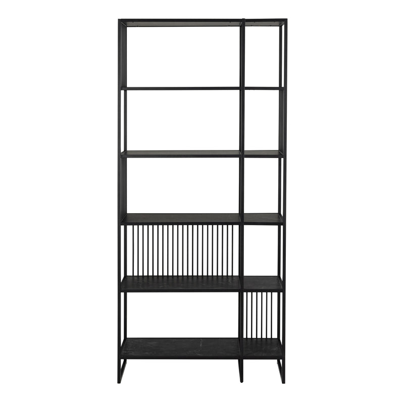 Strington Bookcase with 5 Shelves in Black – image 2