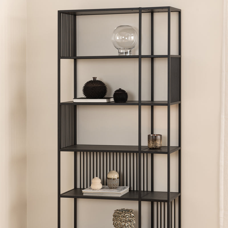 Strington Bookcase with 5 Shelves in Black – image 5