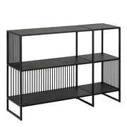 Strington Bookcase with 2 Shelves in Black – image 1