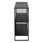Strington Bookcase with 2 Shelves in Black – image 3