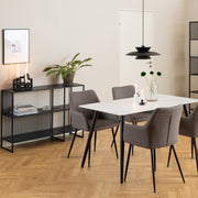 Strington Bookcase with 2 Shelves in Black – image 4