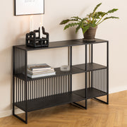 Strington Bookcase with 2 Shelves in Black – image 5