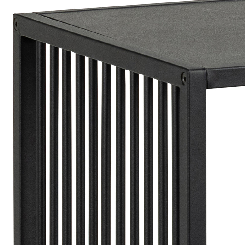 Strington Bookcase with 2 Shelves in Black – image 6