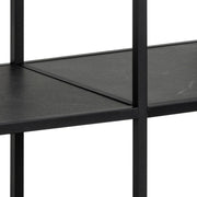 Strington Bookcase with 2 Shelves in Black – image 7