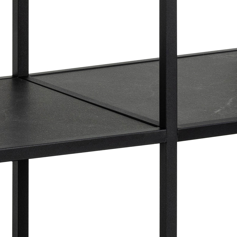 Strington Bookcase with 2 Shelves in Black – image 7