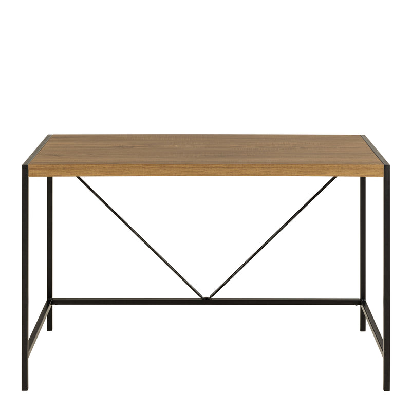 Bahamas Office Desk in Black and Oak – image 2