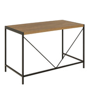 Bahamas Office Desk in Black and Oak – image 3