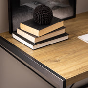 Bahamas Office Desk in Black and Oak – image 5