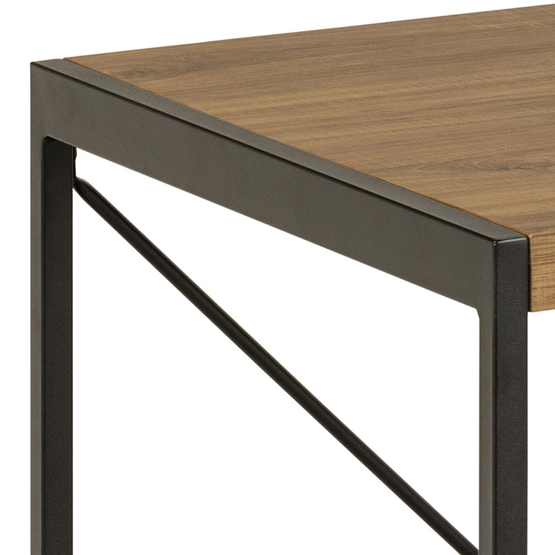Bahamas Office Desk in Black and Oak – image 6