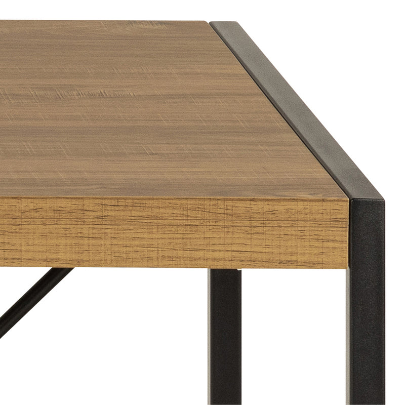 Bahamas Office Desk in Black and Oak – image 7