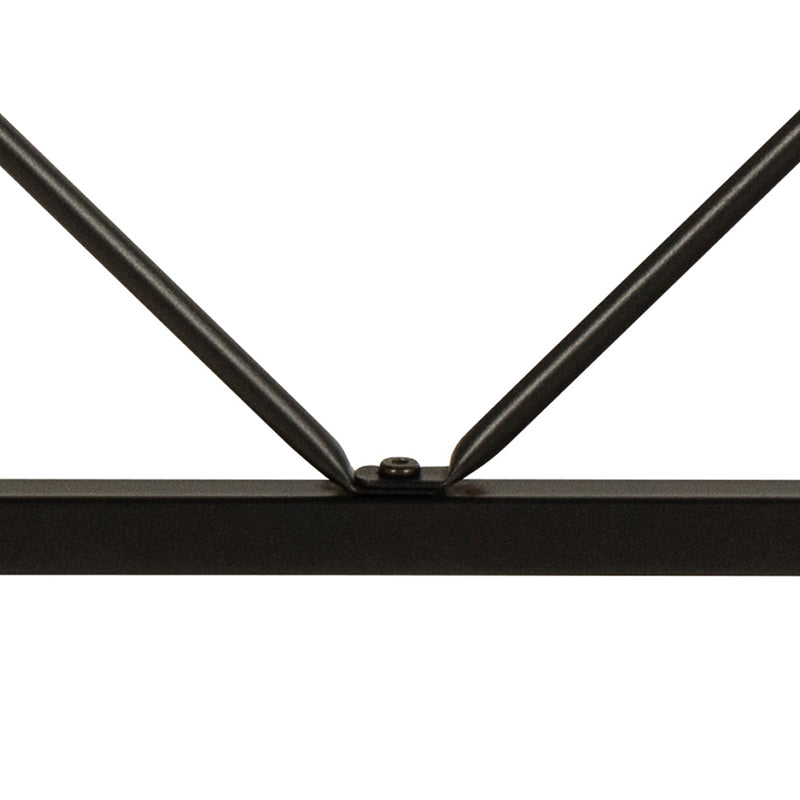 Bahamas Office Desk in Black and Oak – image 8