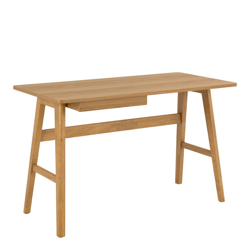 Barnett Office Desk in Oak – image 1