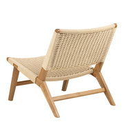 Carson Lounge Chair – White & Oak – image 3