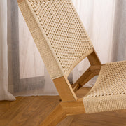 Carson Lounge Chair – White & Oak – image 5