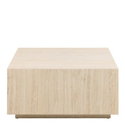 Dice Square Coffee Table – Travertine – image 2