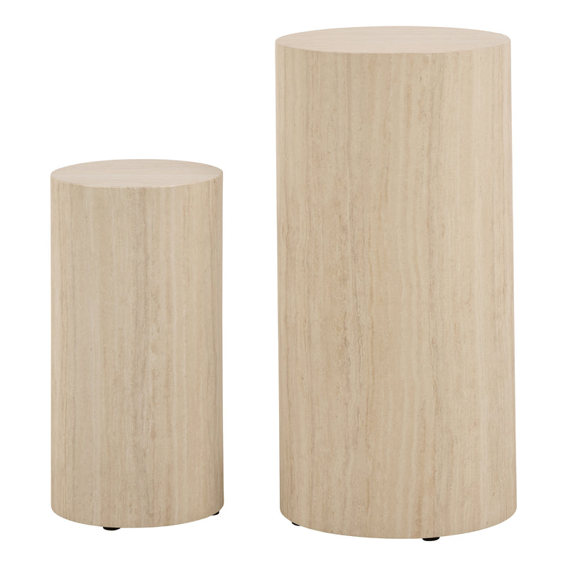 Dice Round Pedestal Set of and River Rough Paper – image 2