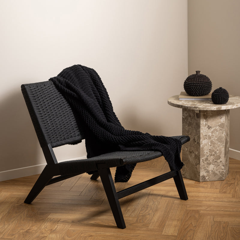 Carson Lounge Chair – Black – image 4
