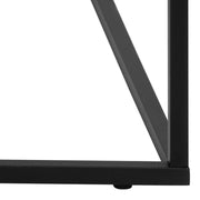 Barossa Coffee Table with Marquina Top and Steel Base – Black – image 6