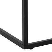 Barossa Coffee Table with Marquina Top and Steel Base – White – image 7