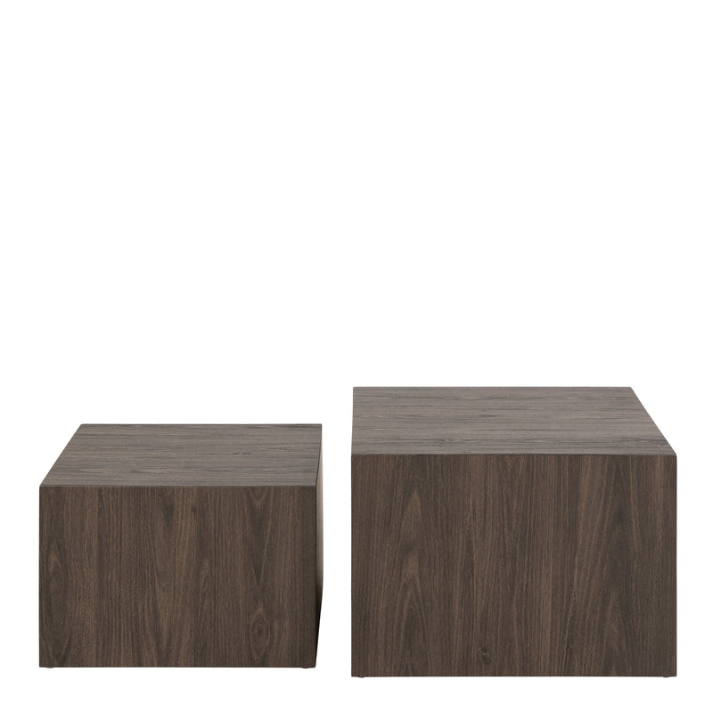 Dice Square Coffee Table Set Ocean Rough Paper – Smoked Ash – image 2