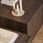 Dice Square Coffee Table Set Ocean Rough Paper – Smoked Ash – image 5