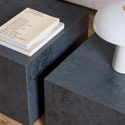 Dice Square Coffee Table Set Ocean Rough Paper – Black – image 5