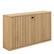 Albany Shoe Cabinet 1 Flip Down Door In Oak – image 1