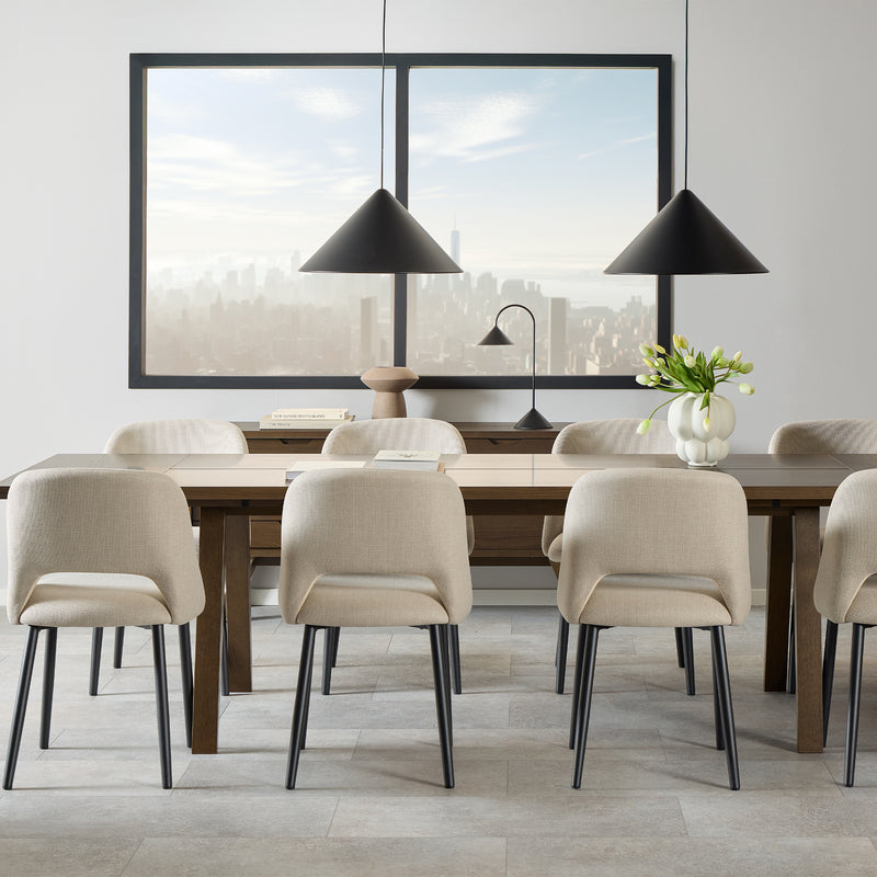 A-Line Extendable Dining Table in Smoked Oak 200/286 x 74.6 x 95cm – Smoked Oak – image 5