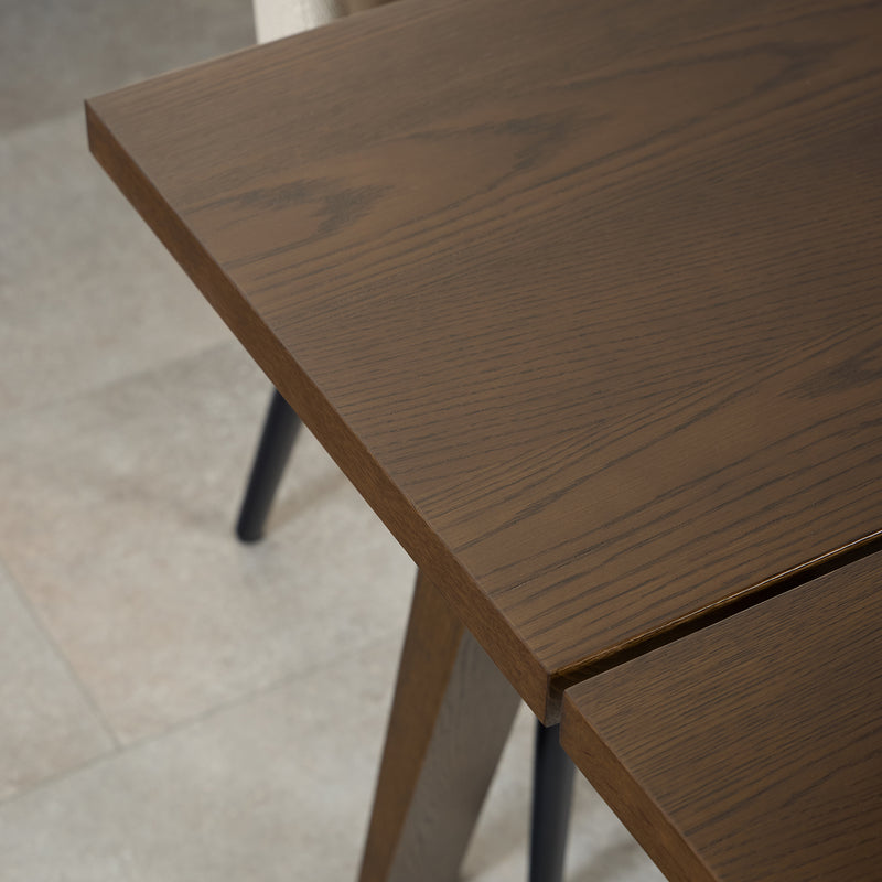 A-Line Extendable Dining Table in Smoked Oak 200/286 x 74.6 x 95cm – Smoked Oak – image 7