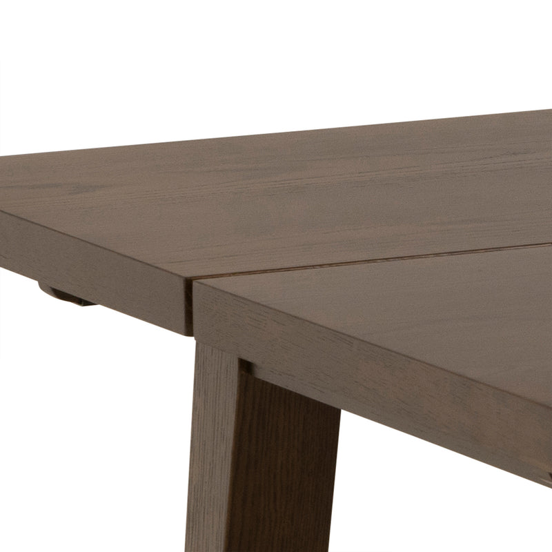 A-Line Extendable Dining Table in Smoked Oak 200/286 x 74.6 x 95cm – Smoked Oak – image 8