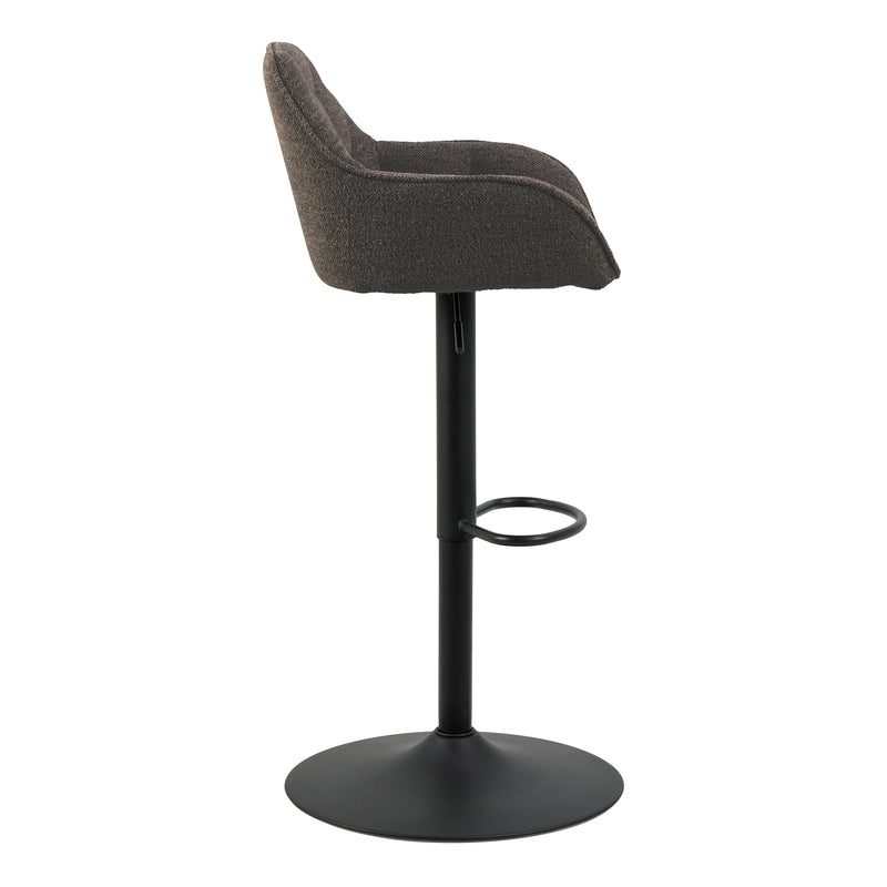 Brooke Swivel Bar Stool with Height Adjustable Function Set of 2 – Taupe – image 3